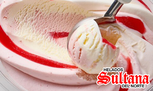 Nieve de Vainilla con Fresas